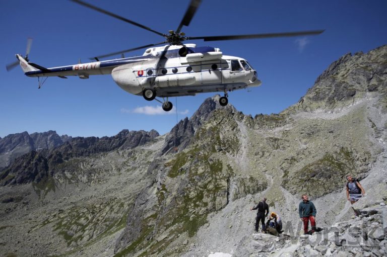 Turista tatry zachranari