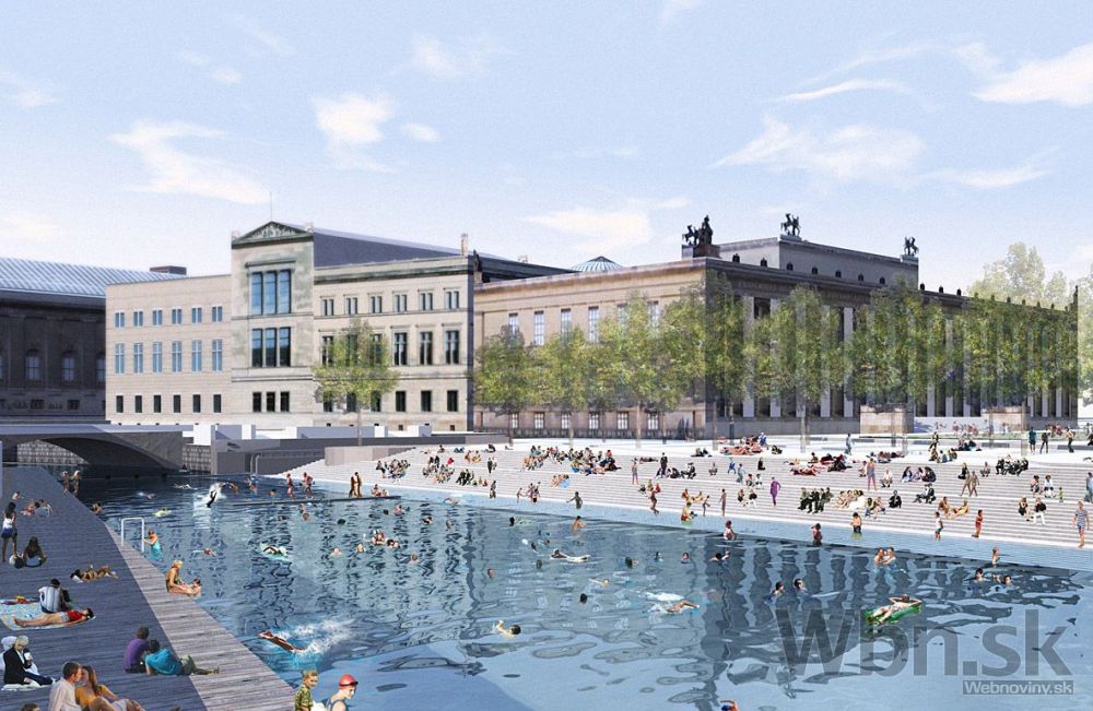 V centre Berlína vznikne obrovský bazén s dĺžkou 750 metrov