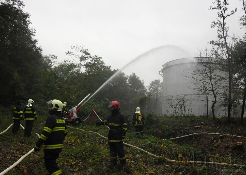 V Strážskom boli hasiči na nohách, cvičili taktiku