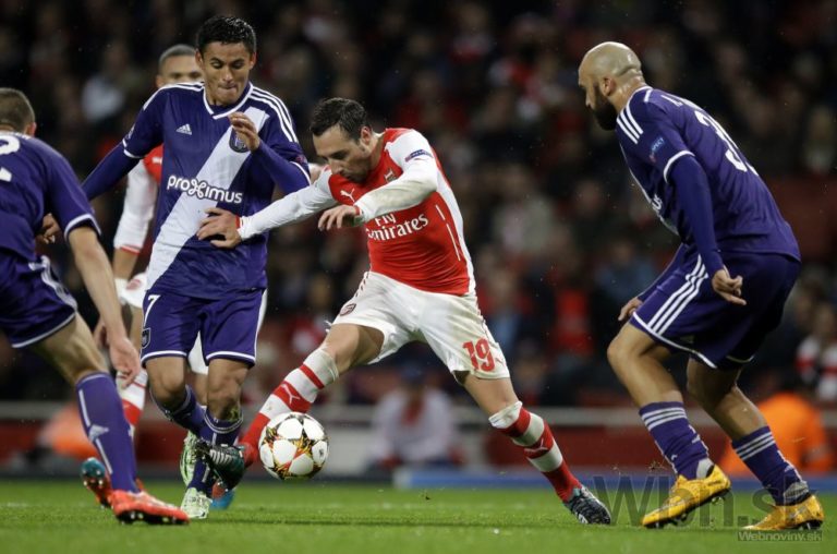 Arsenal stratil vyhratý zápas, s Anderlechtom remízoval