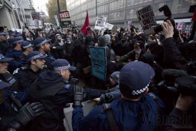 Demonštrácie v Londýne