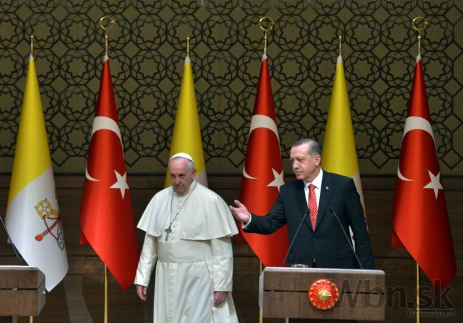 Pápež František, Recep Erdogan