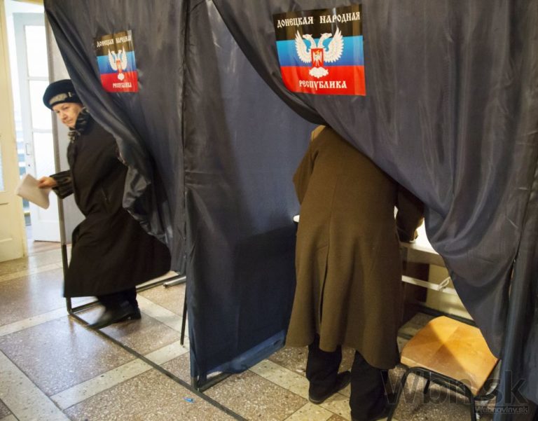 Povstalci na Ukrajine si volia prezidenta a členov parlamentu