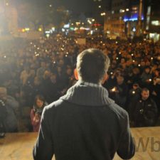 Protest za odstúpenie Pavla Pašku