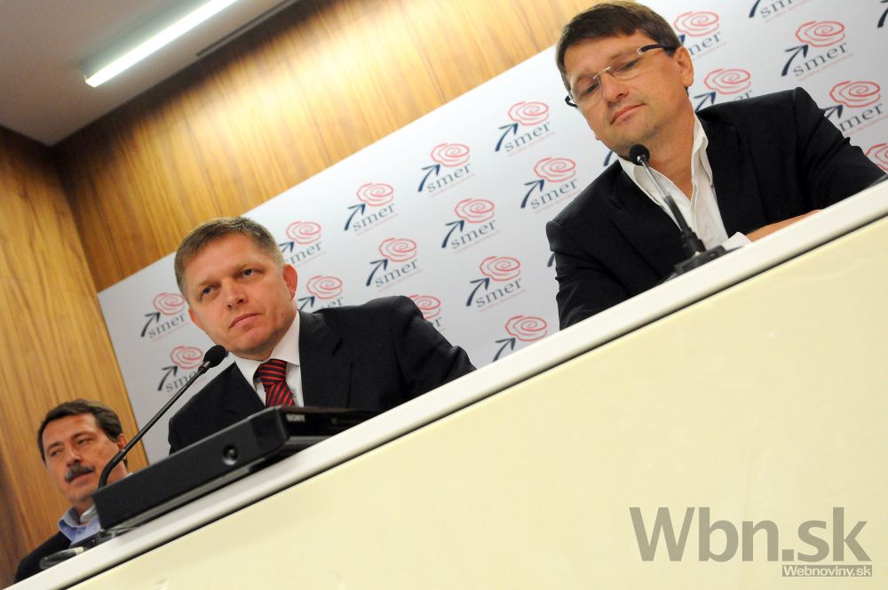 Robert Fico, Marek Maďarič, Pavol Paška