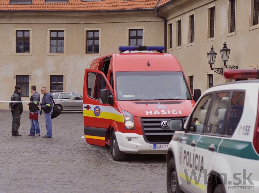 V podateľni Bratislavského hradu našli biely prášok