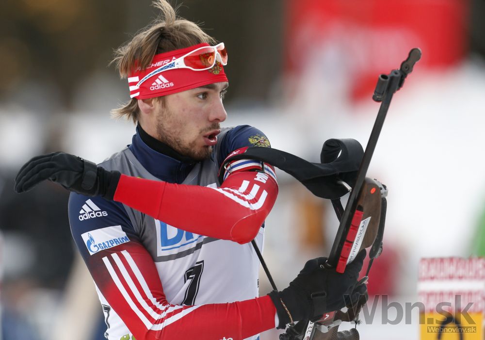 Anton Šipulin ovládol 3. kolo Svetového pohára v biatlone