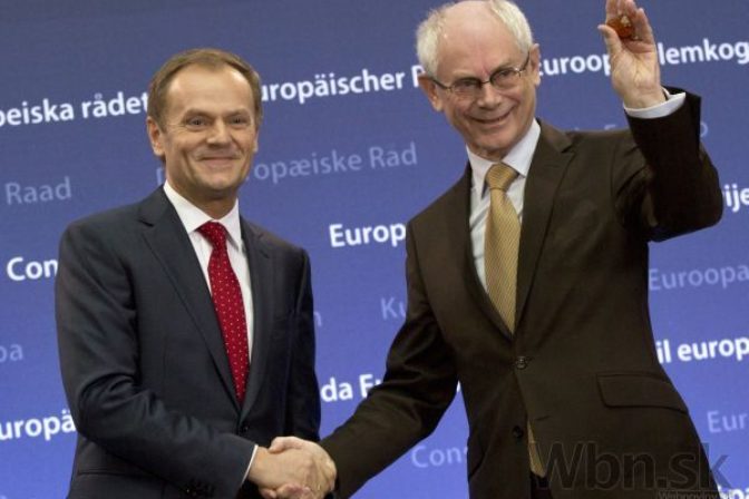 Donald Tusk a Herman Von Rompuy