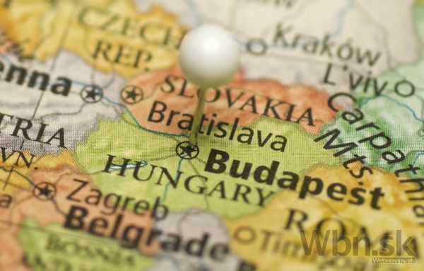 Madarsko slovensko budapest hranice mapa