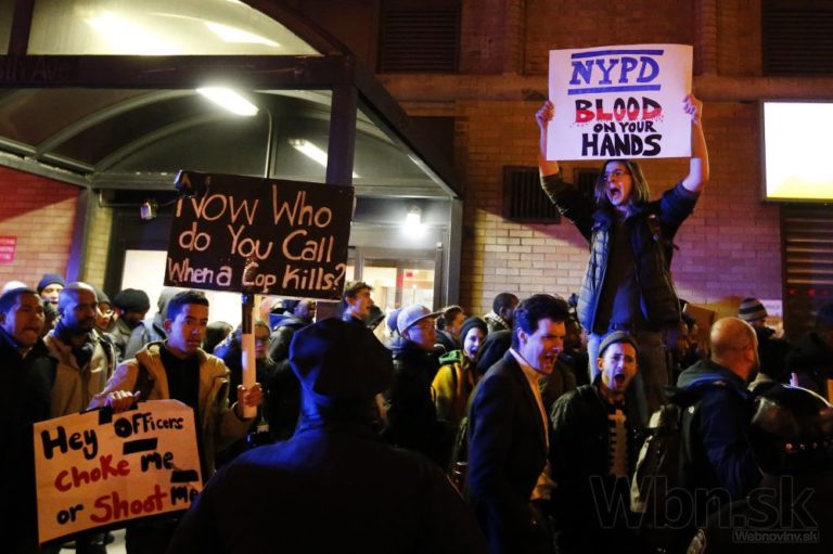 Protesty pokračujú v uliciach New Yorku a iných miest (5.12.2014)