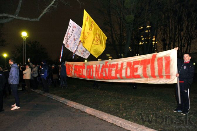 Protest proti stratégii ochrany ĽP v Bratislave