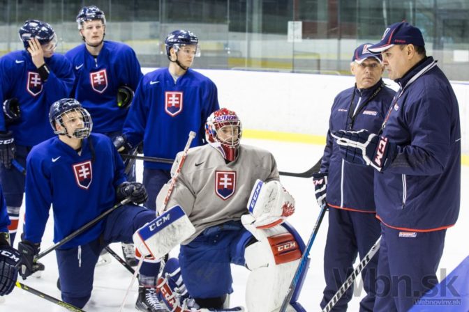 Slovenskí mladí hokejisti sa pripravujú na svetový šampionát