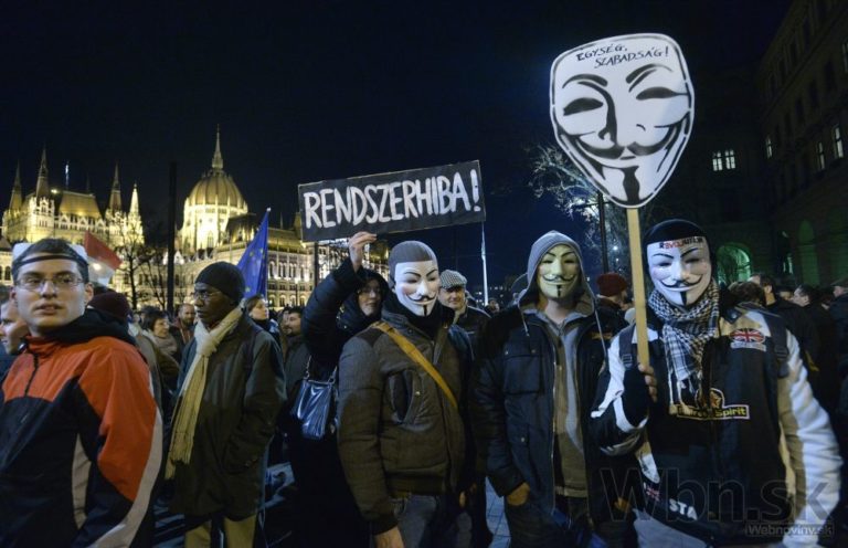 V Maďarsku protestovali proti korupcii