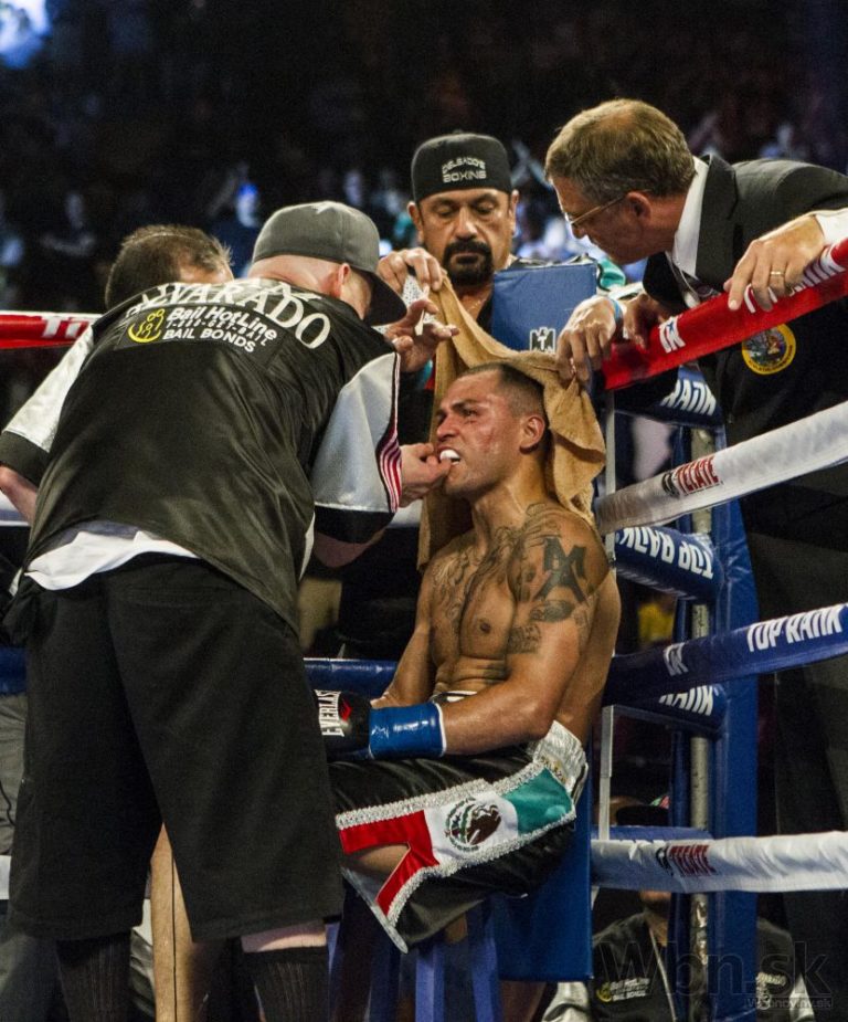 Americký profesionálny boxer Mike Alvarado