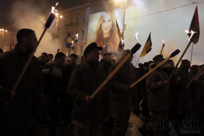 Narodeniny kontroverzného Stepana Banderu v Kyjeve