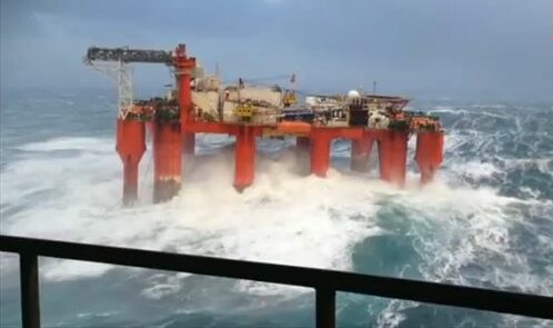 Ropná plošina v Severnom mori