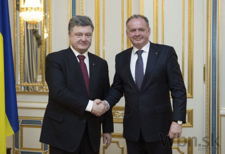 Andrej Kiska, Petro Porošenko