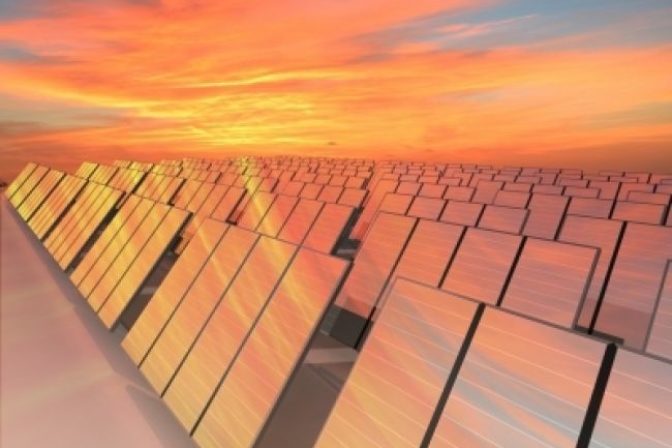 Slnečná energia solárny panel OZE