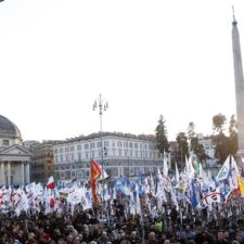 Liga severu organizovala protivládne protesty v Ríme