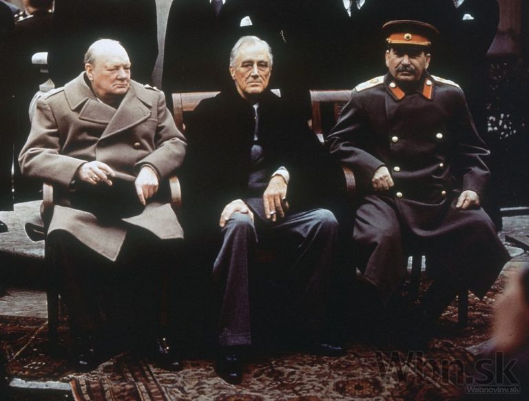 Stalin, Roosevelt a Churchill
