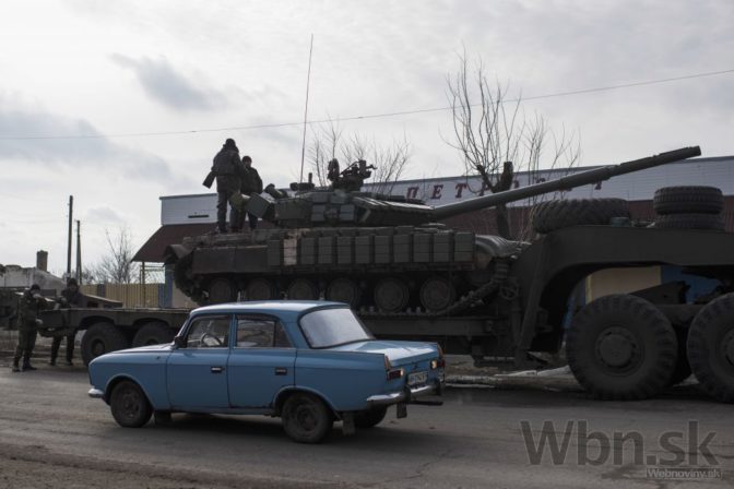 Vojnou zmietaná východná Ukrajina