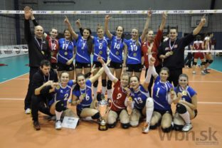 Volejbalistky Slávia EU zdolali vo finále Spišskú Novú Ves