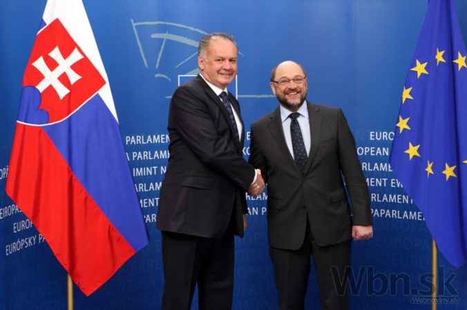 Andrej Kiska, Martin Schulz