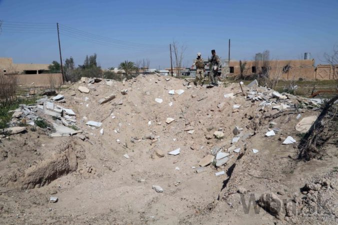 Boje s islamistami v Tikríte zničili Saddámovu hrobku