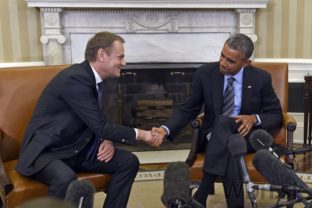 Donald Tusk a Barack Obama