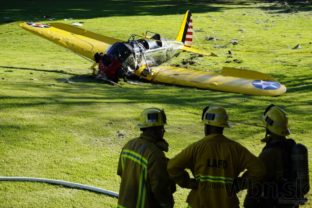 Harrison Ford sa zrútil s lietadlom