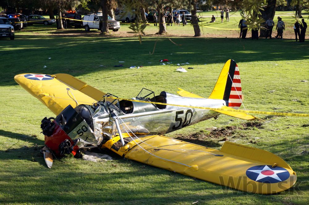 Harrison Ford sa zrútil s lietadlom