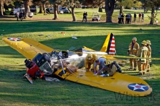 Harrison Ford sa zrútil s lietadlom