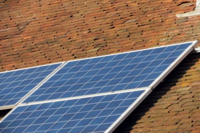 Slnečná energia solárny panel OZE