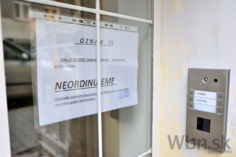 Lekár Lipták musel zatvoriť svoju ordináciu