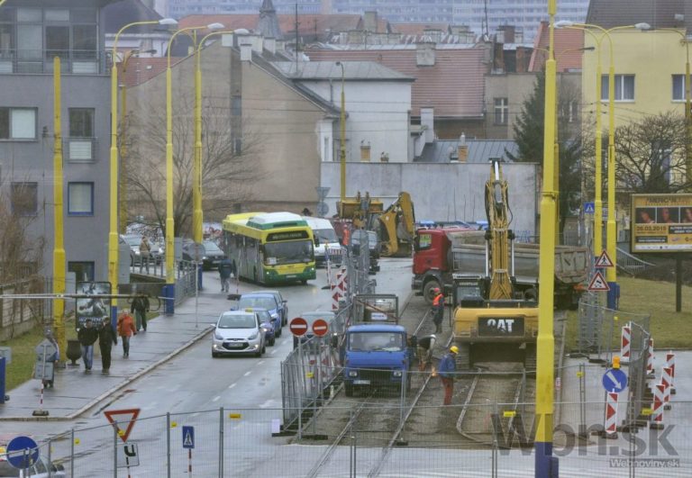 Rekonštrukcia električkovej trate v Košiciach