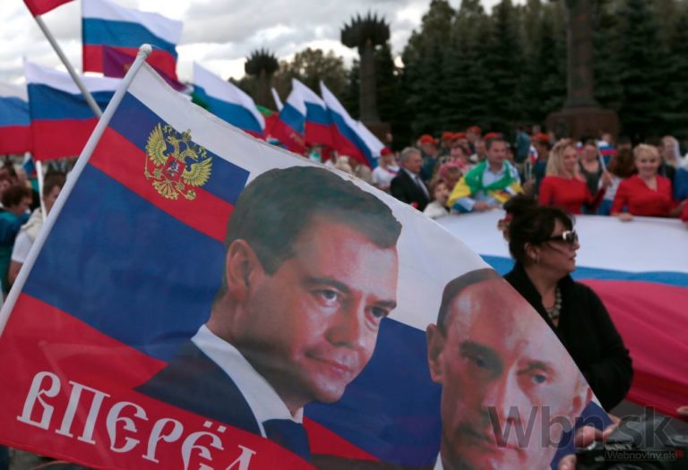 Rusko, zástava, Vladimir Putin