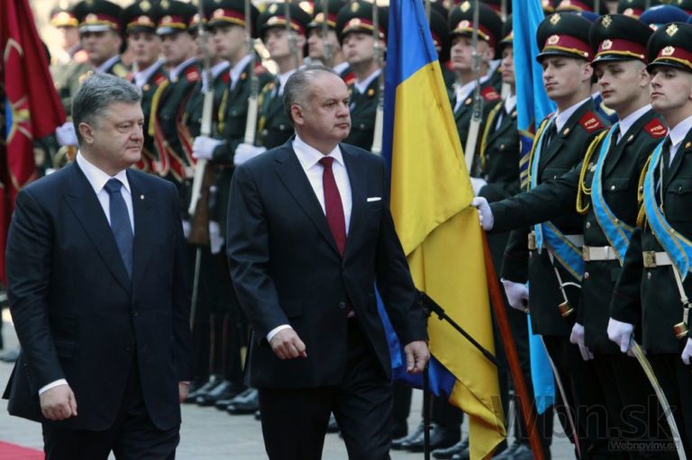 Andrej Kiska, Petro Porošenko
