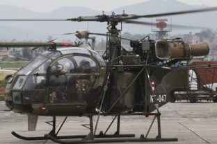 Nepálsky vojenský vrtuľník