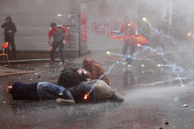 Polícia rozohnala na 1. mája protest v Istanbule