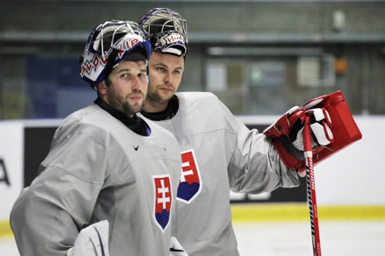 Tréning slovenskej hokejovej reprezentácie