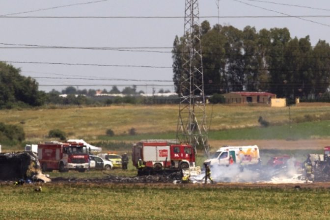 V Seville sa zrútil Airbus, nehodu prežili dvaja ľudia