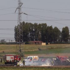 V Seville sa zrútil Airbus, nehodu prežili dvaja ľudia