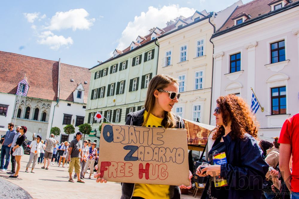 Bratislava rozdávala objatia