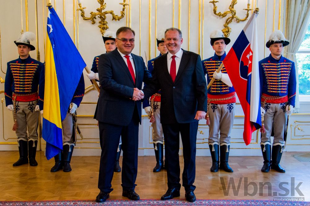 Kiska prijal predsedajúceho Predsedníctva Bosny a Hercegoviny