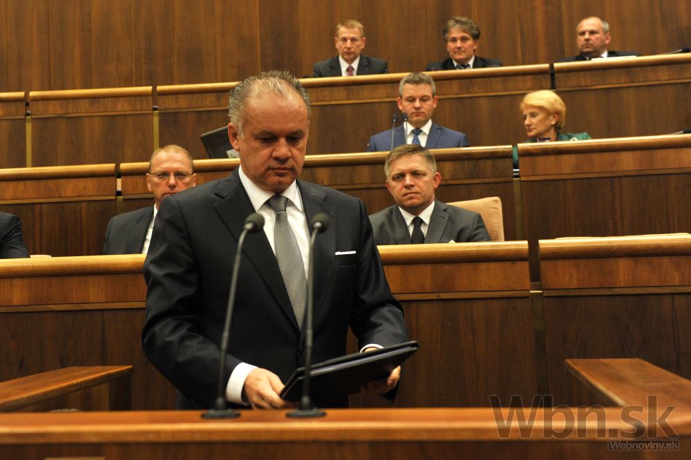 Kiska vystúpil v parlamente, pozrite si jeho prejav