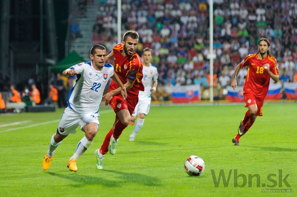Kvalifikácia ME 2016: Slovensko - Macedónsko