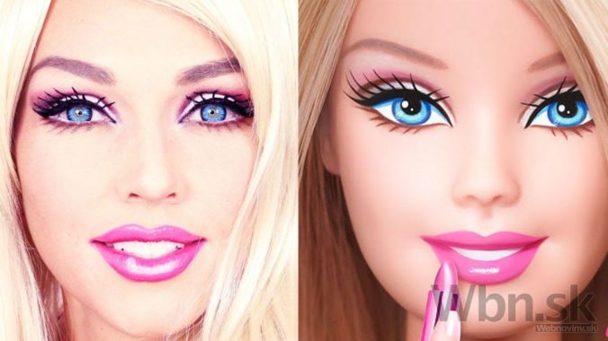 Pozrite, ako sa vizážistka zmení na živú Barbie za 90 sekúnd