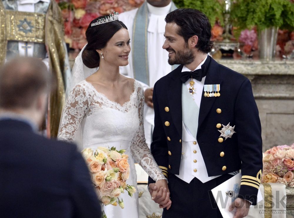 Švédsko má novú princeznú, princ Carl Philip sa oženil