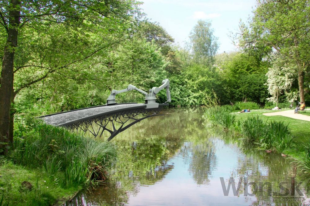 V Amsterdame chcú vytlačiť prvý 3D oceľový most