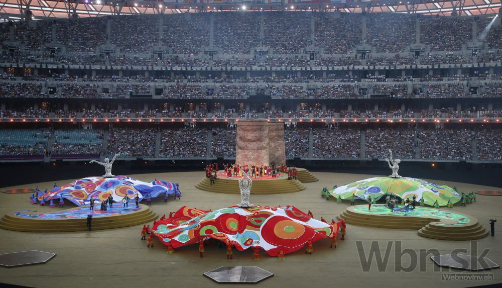 Záverečný ceremoniál I. európskych hier v Baku